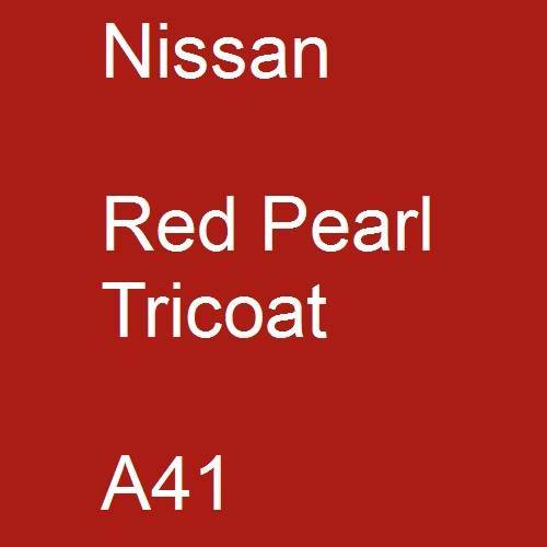 Nissan, Red Pearl Tricoat, A41.